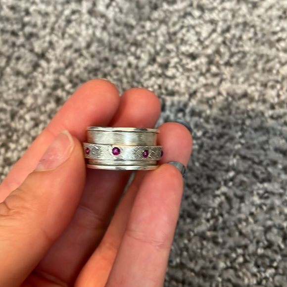 $ firm Silver Ring - Picture 1 of 5
